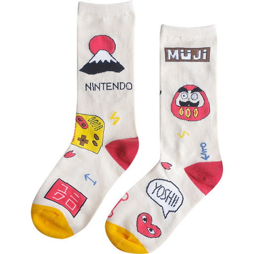 Japanese Pastel Graphic Socks