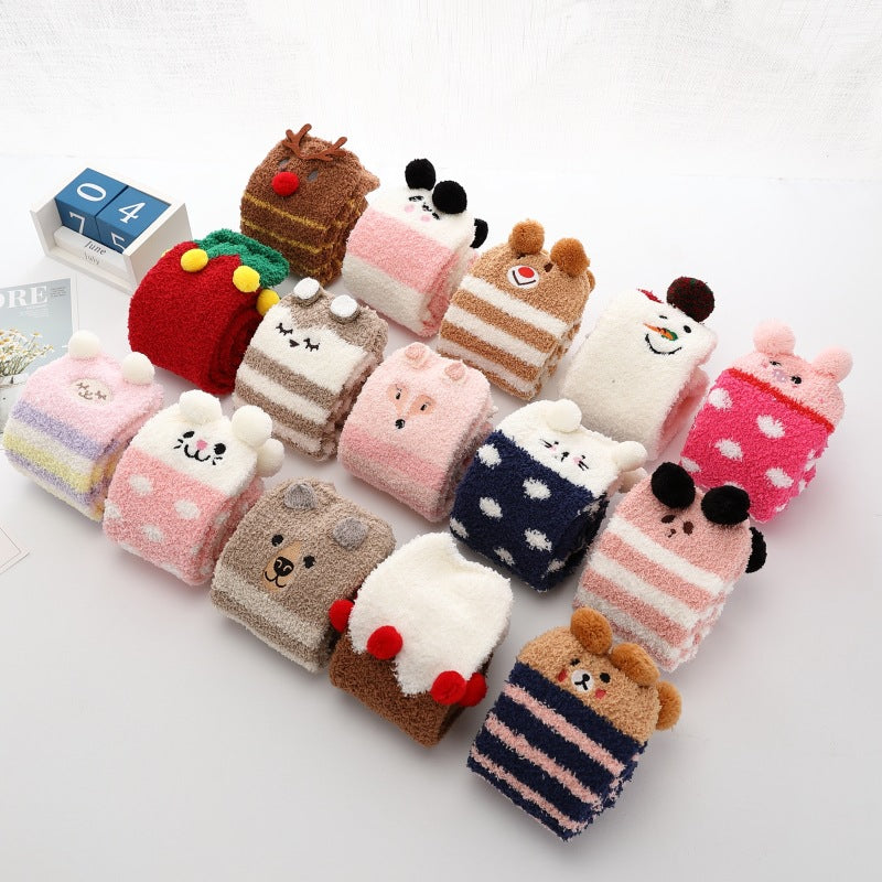 J Fashion Rabbit Animal Bunny Striped Kawaii Tumblr Lolita Cute Socks