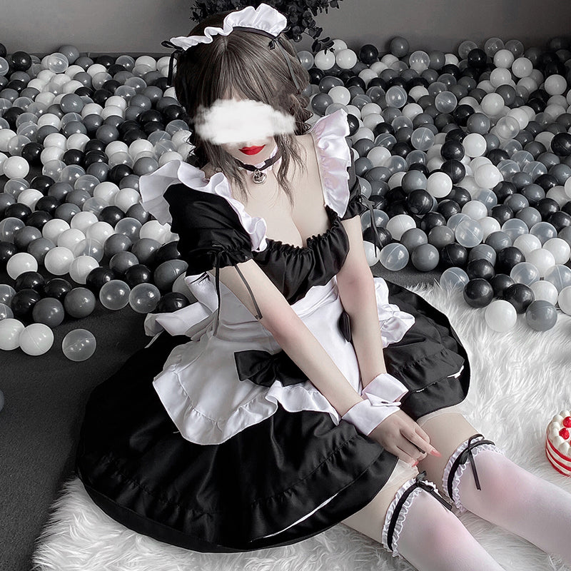 Japanese Sexy Maid Dress Set