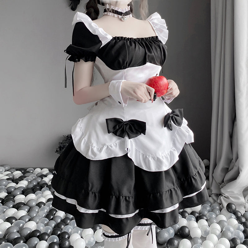 Japanese Sexy Maid Dress Set Sofyee Japanese Sexy Maid Dress Set Sofyee