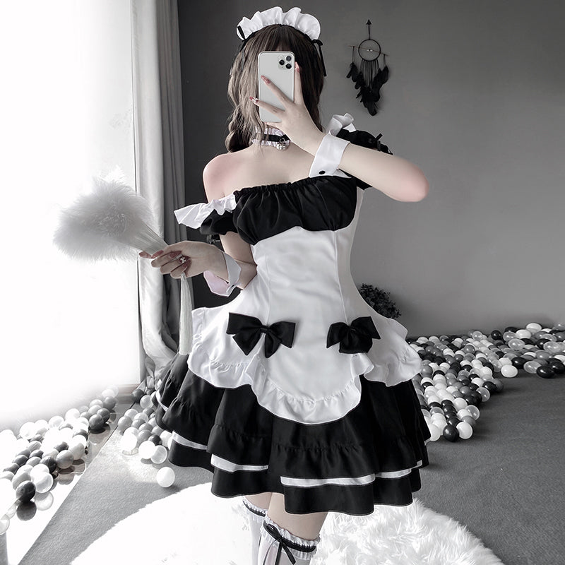Japanese Sexy Maid Dress Set Sofyee Japanese Sexy Maid Dress Set Sofyee