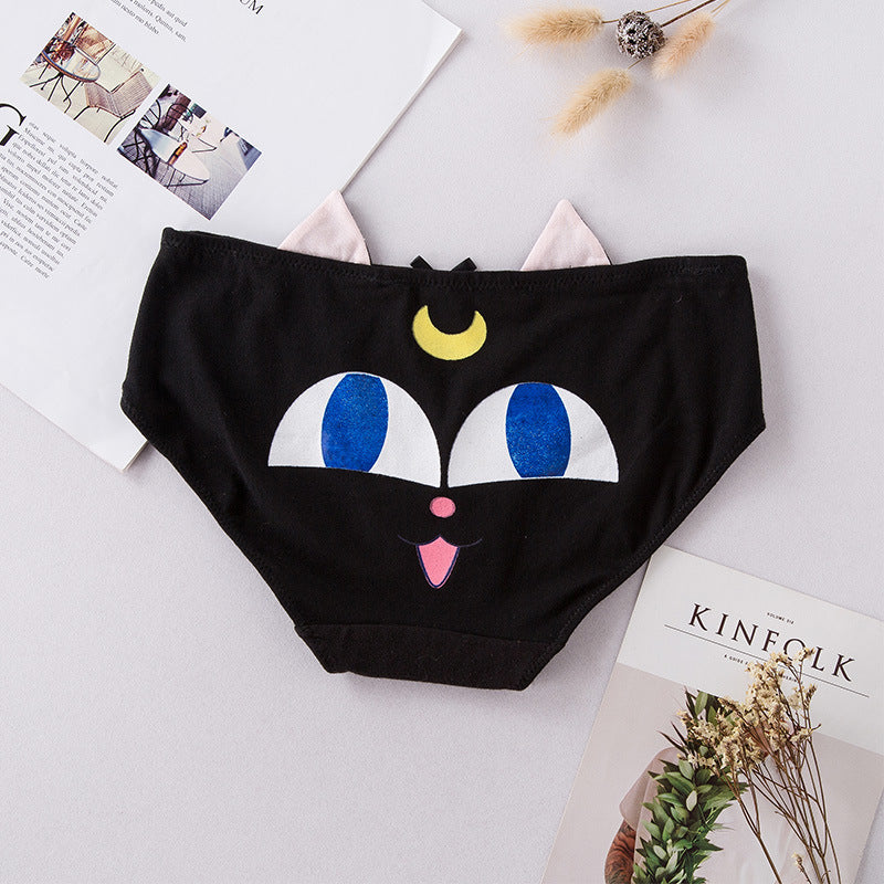 Sailor Moon Amine Girly Kawaii Sweetie Heart Underwear Panty