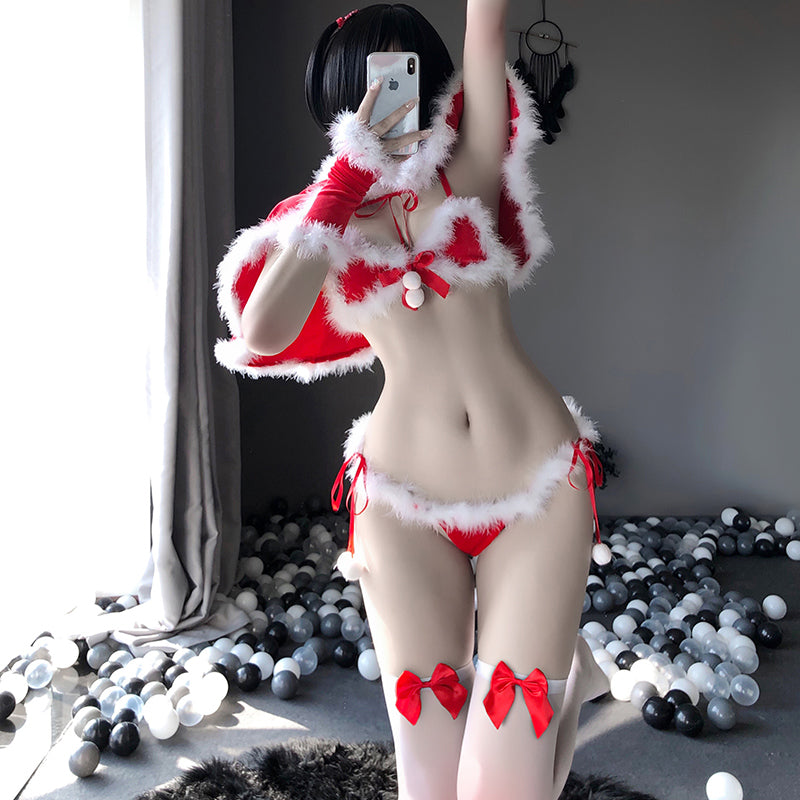 Sexy sinnlicher Anime-Weihnachts-Body 