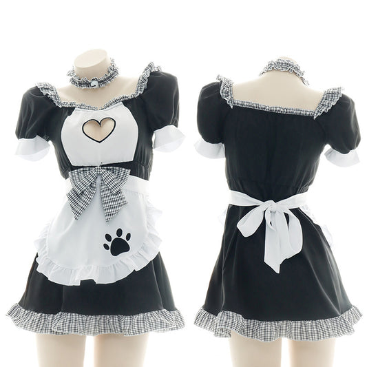 Japanese Sexy Maid Dress Keyhole Cat
