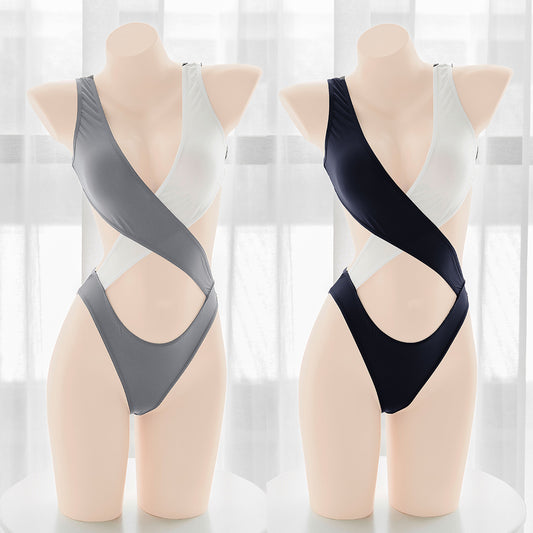 Sexy Kawaii Swimsuit Cross Bodysuit