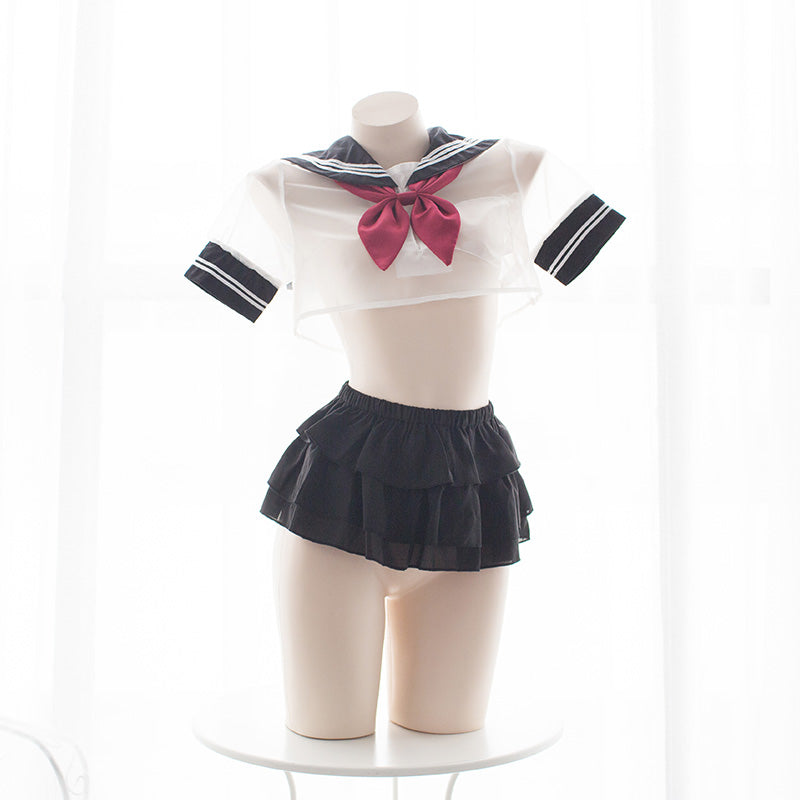 Twintails Transparent  School Girl Uniform