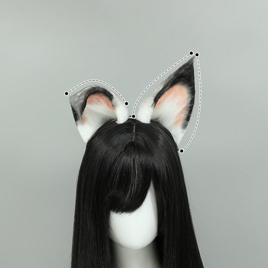 Anime Sexy Kawaii Fuchs Mädchen Stirnband Schwanz Set