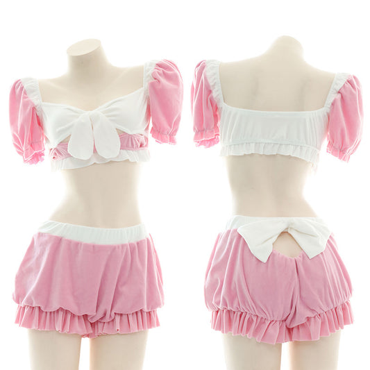 School Girl Pink Anime Sexy Uniform