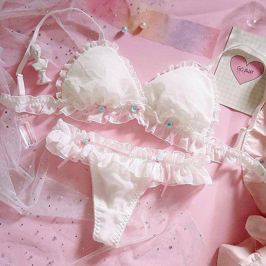 Sofyee Flowering  Bralette Set