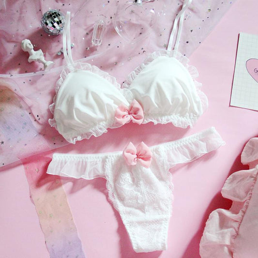 Rose Cartoon Pastel Lover Cute Sweetie Baby Bralette Set 
