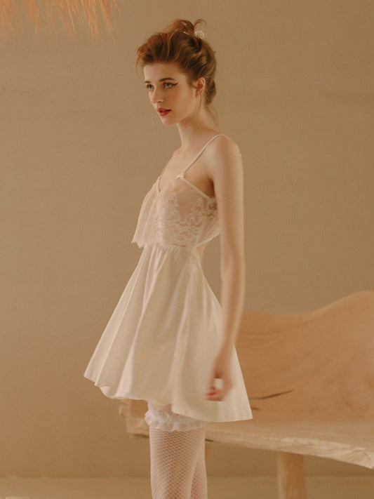 Sofyee  Japanese Sexy Lace Transparent Pajamas