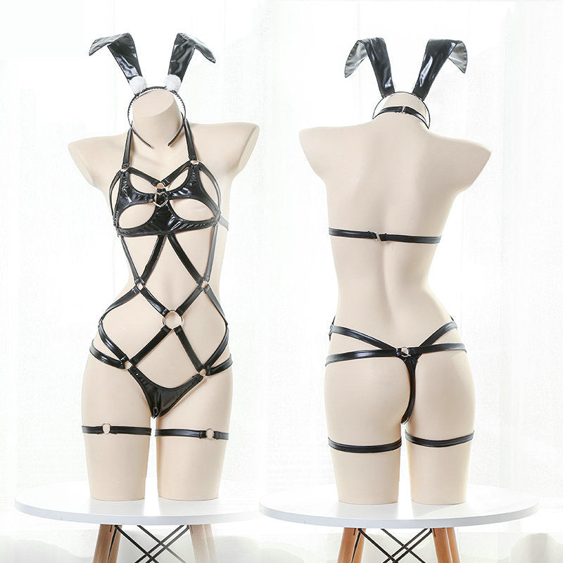 Sexy Seductive Leather Hot Bondage - Bunny Girl Master