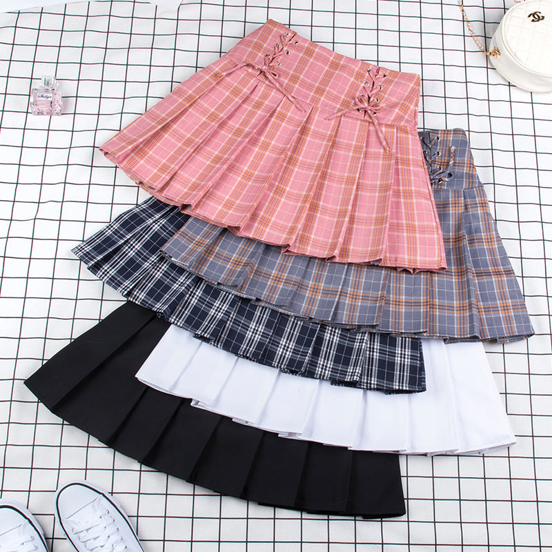 School Girl Grid Skirt