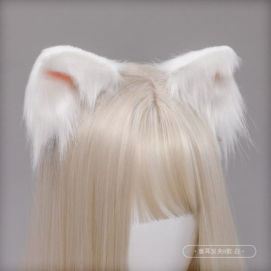 Cat Ear Furry Hair Pin