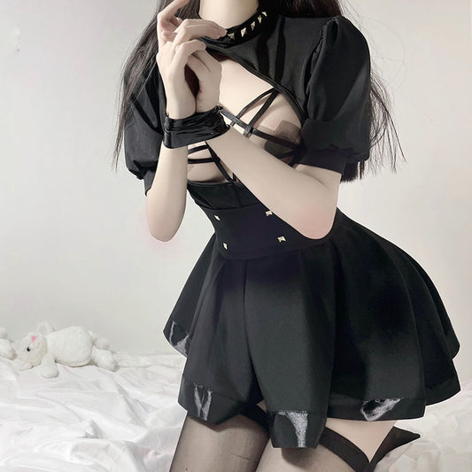 Gothic-Lolita-Mädchenkleid 