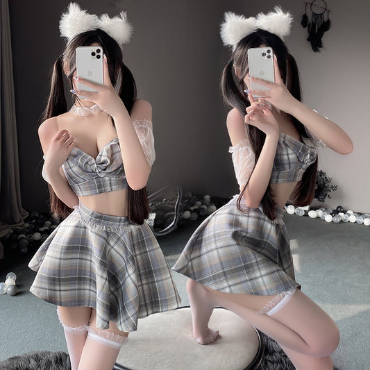 Japanese Sexy School  Girl Skirt Set