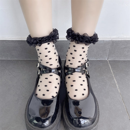 Lolita Polka Dots Socks
