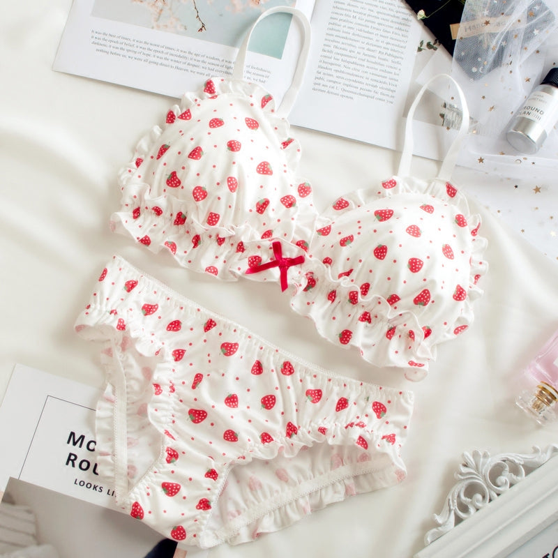 Snow White Ruffle Baby Bralette Set main image 1