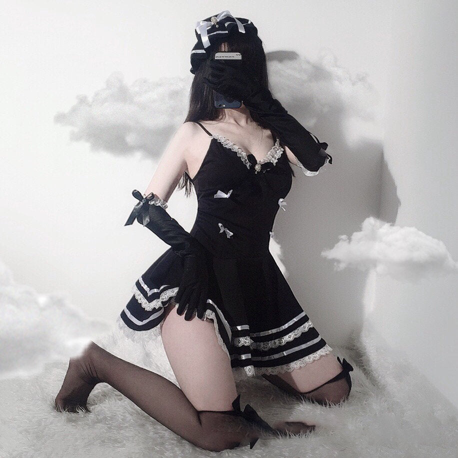 Sofyee Sexy Anime School Girl Gothic Costume