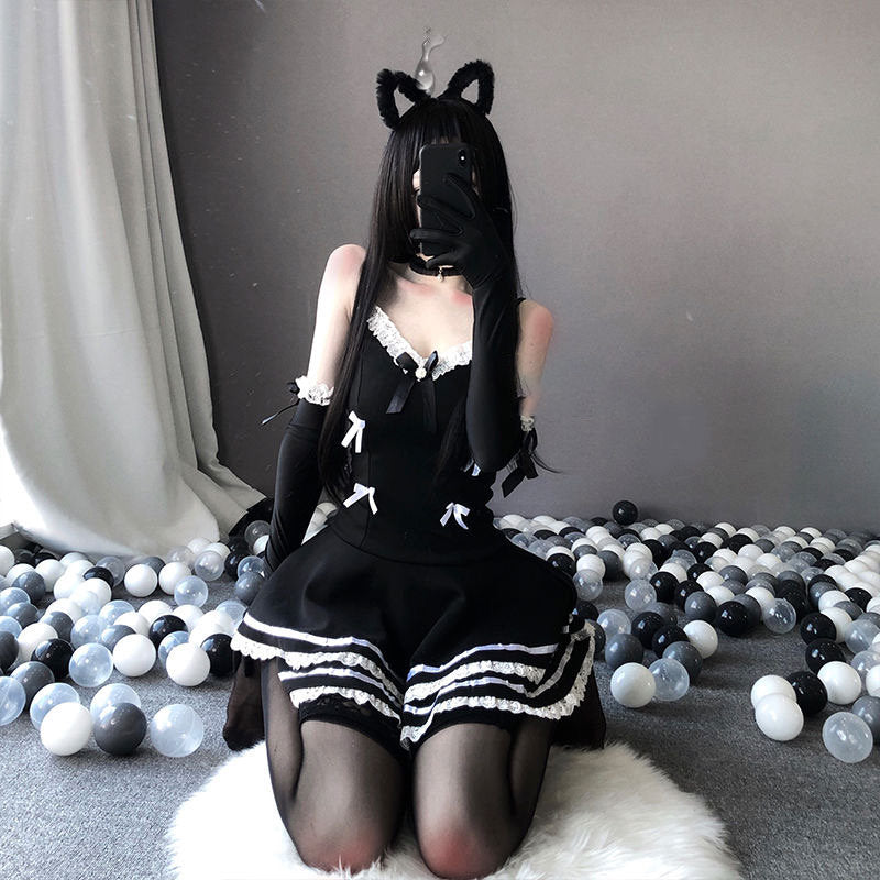 Sofyee Sexy Anime School Girl Gothic Costume Sofyee Sexy Anime School Girl Gothic Costume