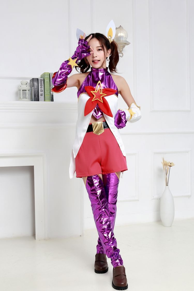 Anime Costume Game  LOL Jinx Cosplay Fancy Cosplay Dress