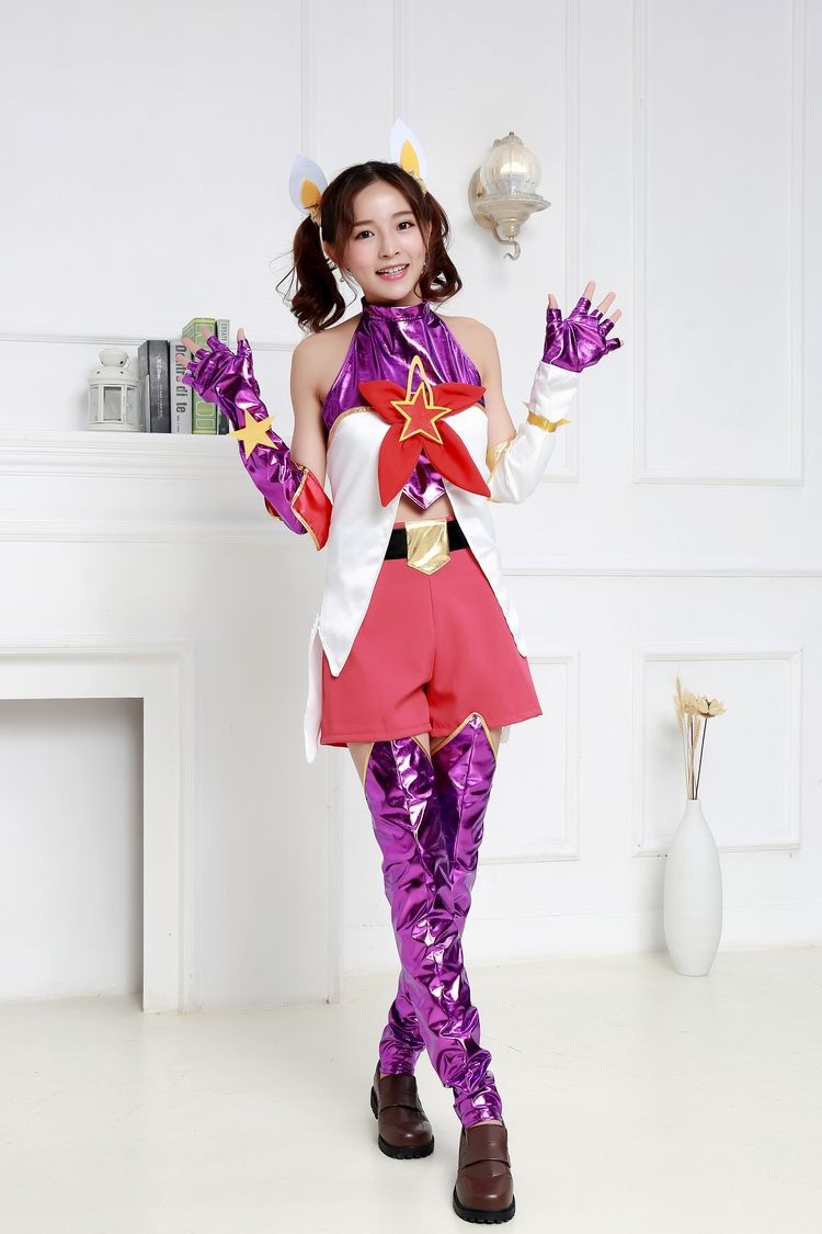 Anime Costume Game  LOL Jinx Cosplay Fancy Cosplay Dress