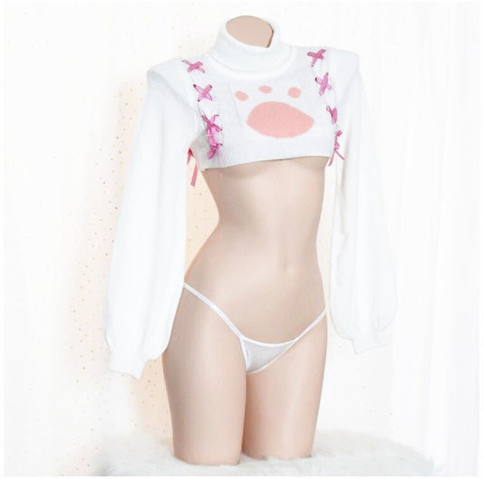 Sexy Cat Kawaii Neko Kitty Anime Costume Cosplay Lingerie Set